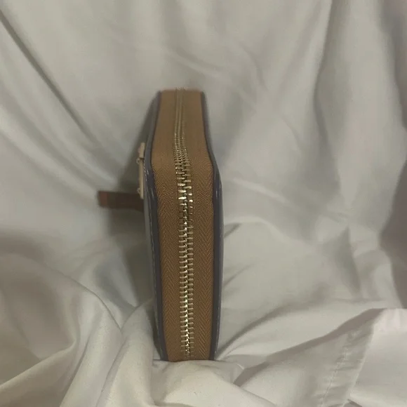 Dooney & Bourke Blue Leather Wallet with Gold Accents - Picture 9 of 14